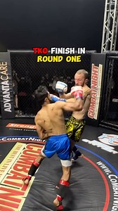 Got it done in under 2 minutes •••••••••••••••••••••••••••• @kevin_sv1 got the show kicked off correctly!! He came straight for the finish the whole fight… that didn’t leave the first round. Show Kevin some love ❤️ for this solid performance. Follow @combatnightmma for more MMA content! #mma #combatnight | Combat Night