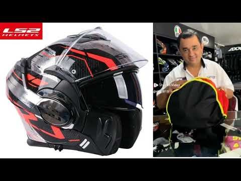 Helm full face flip up Dual Visor - Valiant LS2 FF399 - Motorcycle helmet - Gratis Ongkir