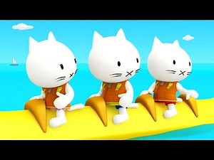 Cartoon | Musti English | Musti Rides A Banana Boat | Cartoon for Kids