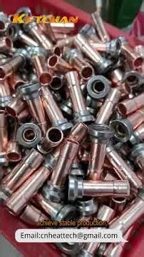 Automaric flame brazing of copper pipe connector