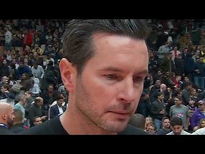 JJ Redick HalfTime Interview | Los Angeles Lakers vs Toronto Raptors