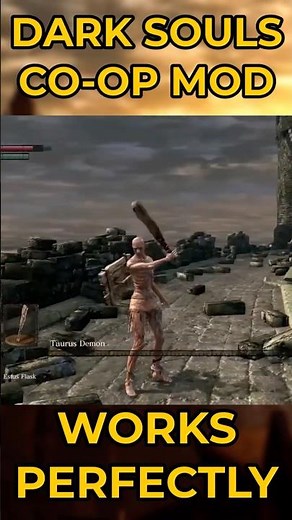 You can actually play Dark Souls 1 co-op now #darksouls #gaming #shorts