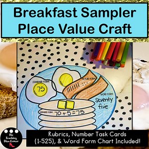 Pancake Math Place Value Craft