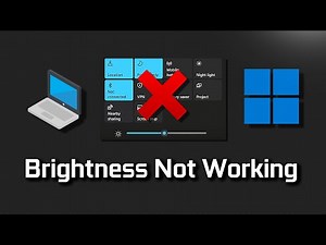 Fix Brightness Control Function Keys Not Working on Windows 10/11 PC [Tutorial]