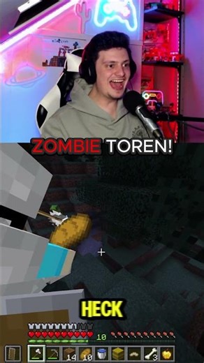 Poedie VS GEMUTEERDE zombies! #shorts #minecraft #mod