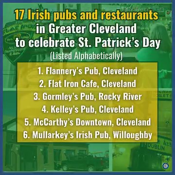 10K views · 34 reactions | Whether it's authentic cuisine, live music, or a pint of Guinness, these spots have you covered for an unforgettable St. Patrick's Day celebration.  Details here: https://l.cleveland.com/rBtPJH | cleveland.com | Facebook