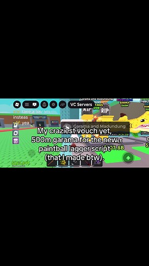 Paintball Lag Script: Crazy Vouch and Tutorial