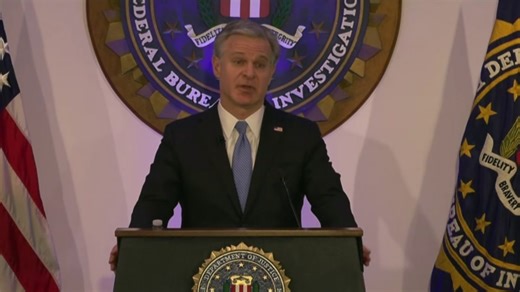 FBI Director Christopher Wray says he'll resign as Donald Trump takes office