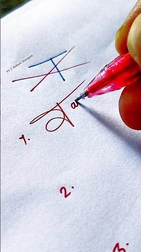 How to sign the letter T ?♥️