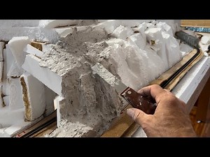 Thai Portable N Scale Layout - Making Fibrous Plaster - Model Railroad Adventures with Bill EP 325