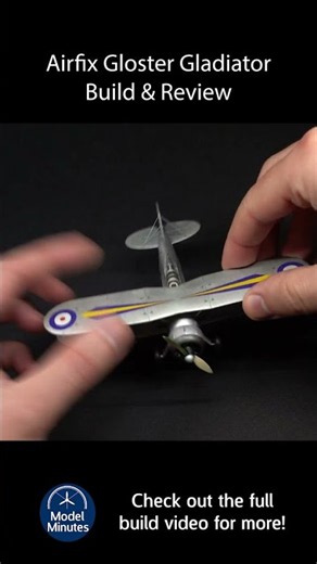 I Wish I'd Built This Sooner! Airfix Gloster Gladiator Mk.I Plastic Model Kit - Build & Review