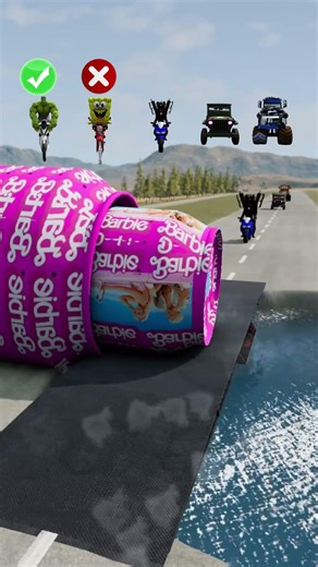 Skibidi Toilet vs McQueen – Epic Crash Test #Shorts