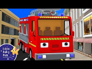 Fire Truck Song! | Little Baby Bum - New Nursery Rhymes for Kids - Videos For Kids