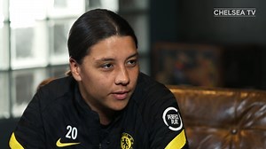 17K views · 5.6K reactions | 'I can't see myself going anywhere else in the world and having what I have at Chelsea.' Sam Kerr spoke exclusively to Katie Shanahan on why she decided to commit to the Blues until 2024, working under Emma Hayes and life in London!  | Chelsea Football Club Women | Facebook