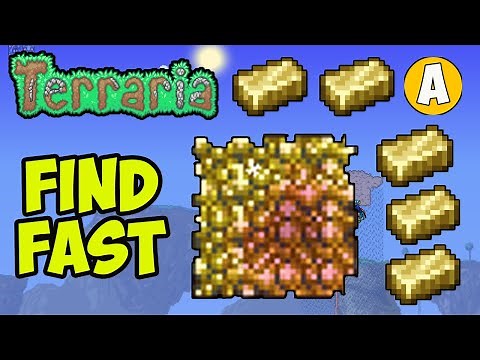 Terraria How To Get Gold Ore (2024) | Terraria How Get Gold Bar