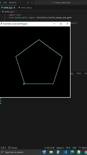 Python is all you need - Symmetric curves