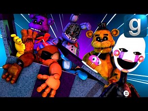 Gmod FNAF | Freddy And Friends Get Trapped In The Puppet's Box!