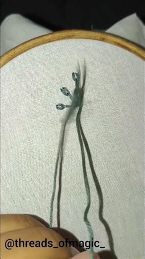 embroidery 🪡#threadsofmagic