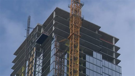 Tallest tower built in Atlanta in decades reaches key milestone