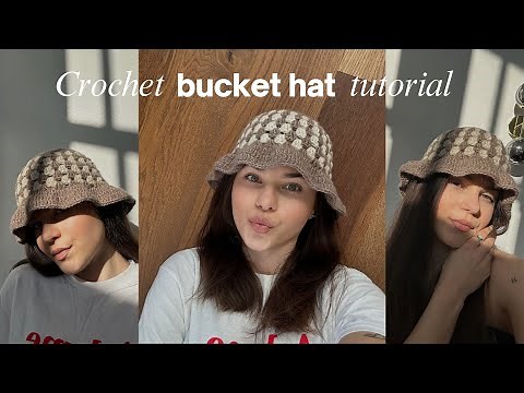 Crochet bucket hat tutorial I Kenikse Crochet