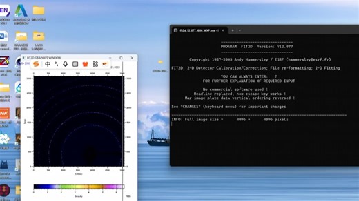 Fit2D—同步辐射X射线衍射-SXRD面探标样矫正
