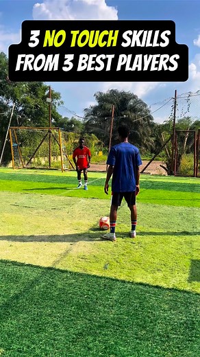 3 No Touch Football skills from 3 best players ⚽️🔥 #football #soccer #footballskills #soccerskills #tutorial | Progrifootball