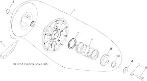 Polaris 3235317 SPRING COMPRESSION 2.70 OD BL Ranger 900 Crew XP