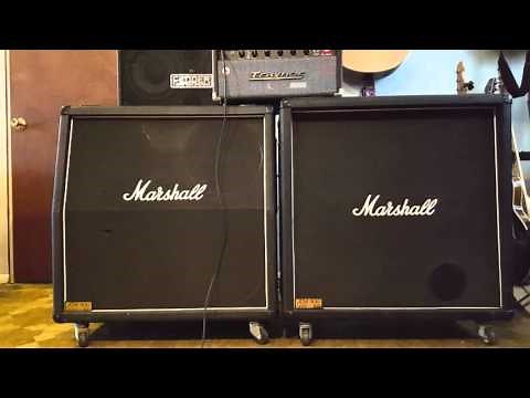 Marshall 1960A vs 1960B 4x12 Cab Comparison