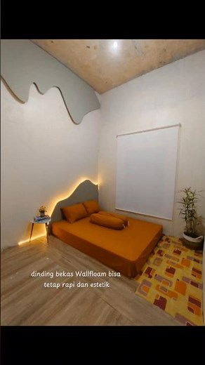 cara ubah kamar jadi ala pinterest model dinding leleh versi low budget pakai grc dan lampu led