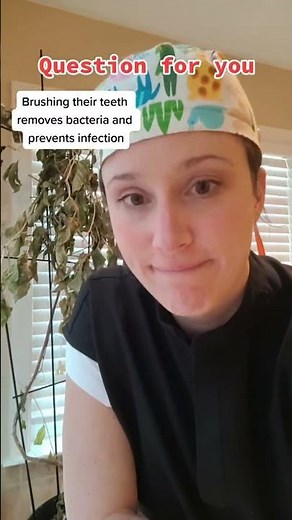 If a baby can cry and we still change their diaper because it’s a necessary hygiene task for their