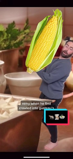 Remy from Ratatouille Smelling Soup Scene