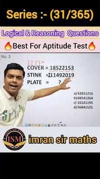 Coding Decoding Tricks | Reasoning Tricks | Maths Tricks | imran sir maths #shorts