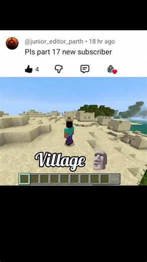 walking until I reach the end of minecraft part 17 🗿#minecraft #gamer #gaming