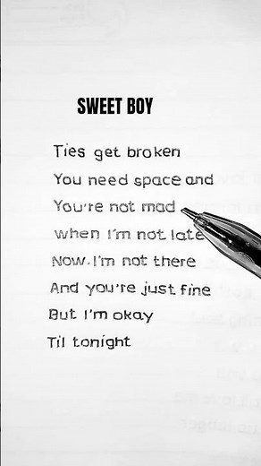 Sweet Boy - Malcolm Todd (Lyrics)