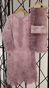 *Jahira* Stitched Embroidered Fancy Collection With Matching Clutch By *Tawakkal Fabrics* ⭕ Stitched Fancy Exclusive Embroidered Organza Shirt with Embellishments & Printed Silk Inner Exclusive Embroidered Digital Printed Organza Dupatta Stitched Jacquard Viscose Shalwar Complimentary Clutch included. ⭕ Each Set Contains *21* Pieces *( 07 Designs in S-M-L size )* ⭕ Price *9,290/-* Each ⭕ Now Available !! #3pcsstitched #fancydress #pakistandresses | 3S Couture | Facebook