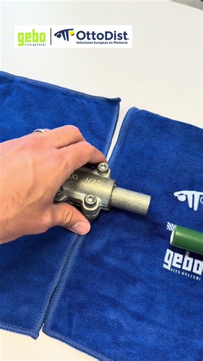Cómo reparar una fisura en tubería de agua sin cortar el tubo #plomeria #gebo #ottodist