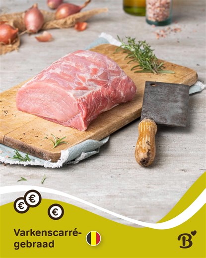 Nu in promo: varkenscarrégebraad. Rap naar Bon’Ap 🚀 Nieuwe promo in ’t schap! Deze week staat ons varkenscarrégebraad aan –40% te blinken. Kwaliteit van bij ons, aan een prijs die iedereen smaakt. Da’s lekker slim boodschappen doen. 👌 👉 Ontdek alle promo's: https://bit.ly/bonap-weekpromo | Bon'Ap