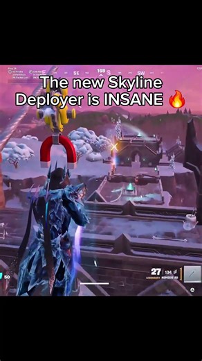 The new skyline deployer is insane in new fortnite season! #fortnite #fortniteupdate