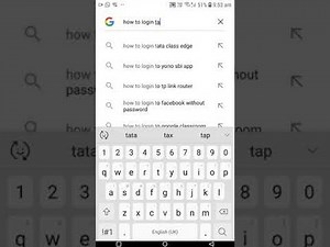 how to login tata edge with username and password only in area of viakhapatnam