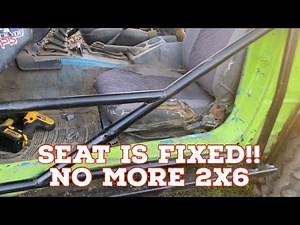 Fixing the Seat in My Geo Tracker