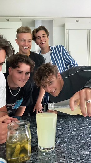 Epic Pickle Water Challenge with Elevator Boys | German TikTok Trend