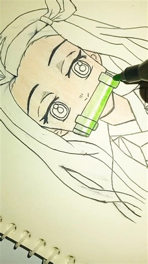 Nezuko Drawing | Demon Slayer Anime Art #shorts#nezuko#demonslayer#animeart#animedrawing#animegirl