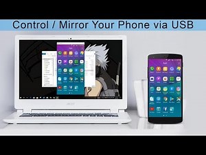 Fastest Way to View & Control Your Android Phone from PC via USB