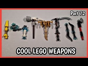 COOL LEGO WEAPONS you can build for your minifigures -Pt 72