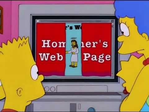 The Simpsons - Homer's Web Page