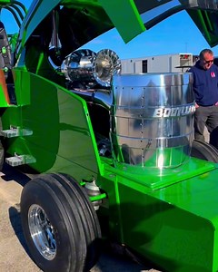 The all NEW and Shiny “Bootlegger” John Deere Pro Stock at the 2024 National Farm Machinery Show!! #freedomhall #nfms #johndeere | Beer Money Pulling Team