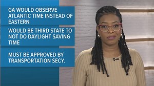 Georgia's time zone could change, according to state Senate bill