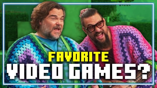 Jack Black & Jason Momoa Want to Make a VIDEO GAME | A MINECRAFT MOVIE Cast Interviews
