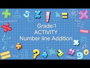 🎒 Introduction to Number Lines | 1st Grade Addition Activity