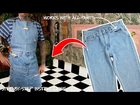 DIY Denim Apron | Easy Upcycle Project